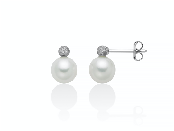 Earrings Miluna Woman in White Gold Perla PER2717BX - PER2717BX
